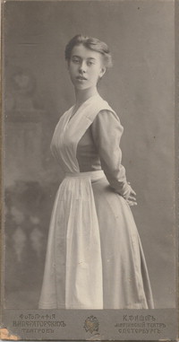 Photograph of Bronislava Nijinska, graduation picture, 1908 [photograph]