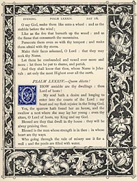Image: O How Amiable, Psalm LXXXIV, 1862, William James Linton, wood engraver, 1812-1898