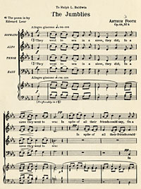 The Jumblies (Op. 68, No. 4), 1908 by Arthur Foote