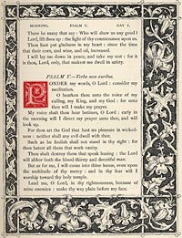 Image: Ponder My Words, Psalm V, 1862.