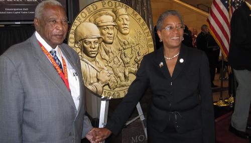 Delegate Attends Ceremony to Honor Montford Point Marines. feature image