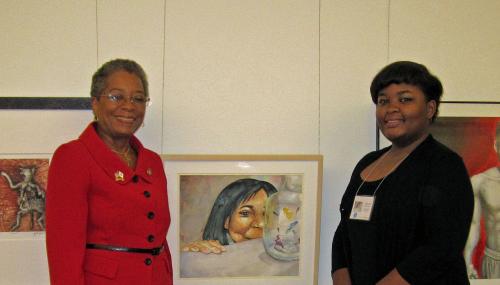 Delegate and Congressional Art Student Winner Makeda Joseph feature image