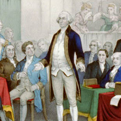 George Washington wrote the Continental Congress about conditions in Boston