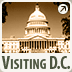 Visiting D.C. Button