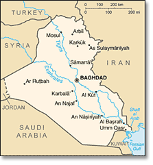 Map of Iraq