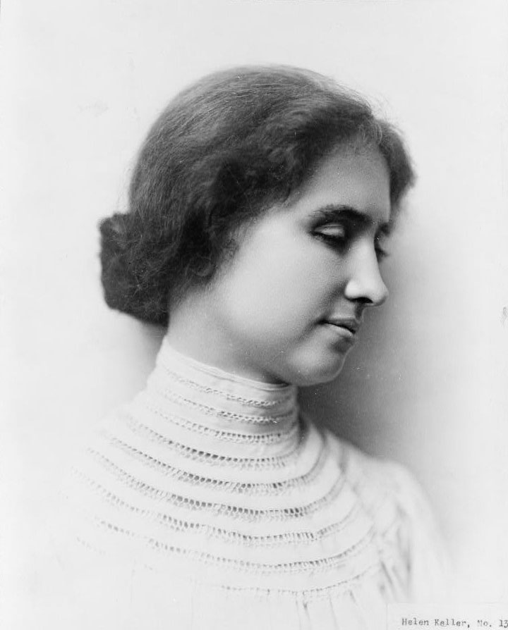 Head-shot portrait of Hellen Keller
