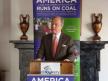 Rep. Whitfield speaks at a rally for the coal industry