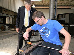 Congressman Larry Kissell visits STARworks in Star, NC