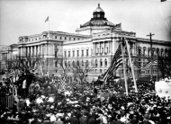 President Theodore Roosevelt at the cornerstone laying ceremony, 1906