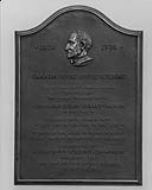 Joseph Cannon memorial plaque