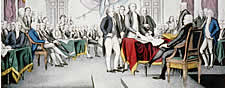Declaration of Independence: July 4th 1776, Currier & Ives,  New York: N. Currier, [between 1835 and 1856]