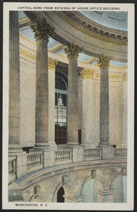 Cannon House Office Building Rotunda Postcard