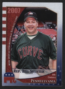 Bill Shuster Congressional Baseball Card