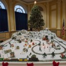 Photo: The 2012 tree and train display in GPO's Harding Hall.
GPO's electricians and carpenters take great pride and care in assembling this holiday tradition for employees every year.