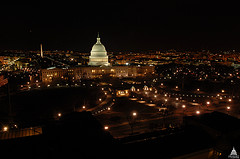 U.S. Capitol East Front at Night