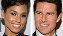 Image: Alicia Keys & Tom Cruise (© Charles Sykes/Invision; Evan Agostini/Invision)