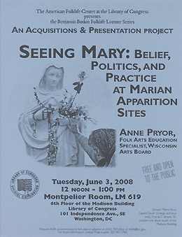 2008 Botkin Lecture Flyer forAnne Pryor