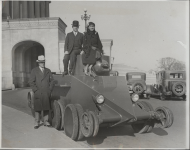 <em>World's Fastest Tank Demonstrated Before Congressmen at the Capitol</em>