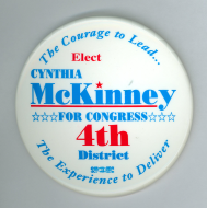 <em>Cynthia McKinney Campaign Button</em>
