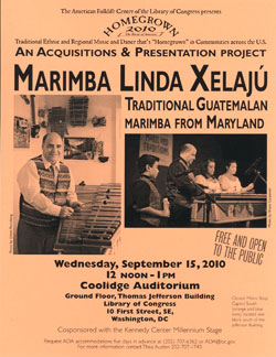 Marimba Linda Xelajú flyer