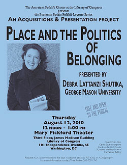 2010 Botkin Lecture Flyer for Debra Lattanzi Shutika