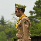 Cousin Ben (Jason Schwartzman), Sam (Jared Gilman) and Suzy (Kara Hayward) show that nothing can stand in the way of young love in Wes Anderson's Moonrise Kingdom.