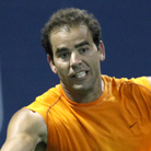 Pete Sampras returns a forehand against Russia's Marat Safin during an exhibition tennis match at the L.A. Tennis Open tournament in 2009. The tournament, which has been around for decades, is now relocating to Colombia as America's dominance in the sport declines and the global appeal surges.