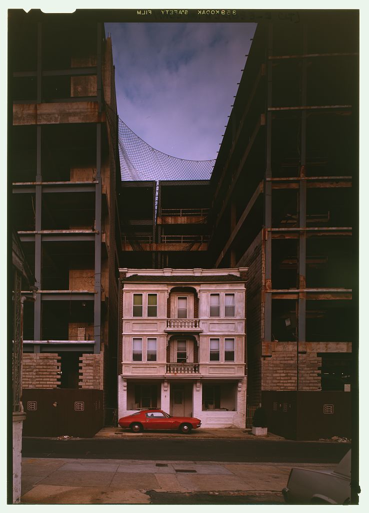 View of house between two casinos - Atlantic City, NJ. Photo by Jack E. Boucher. http://hdl.loc.gov/loc.pnp/hhh.nj1319/color.361647c