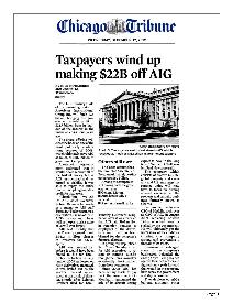 Taxpayers Wind Up Making $22B off AIG