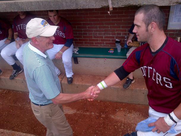 Senator Coats Attends the Evansville Otters Game