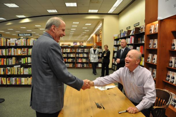 Senator Coats at Governor Daniels Book Signing