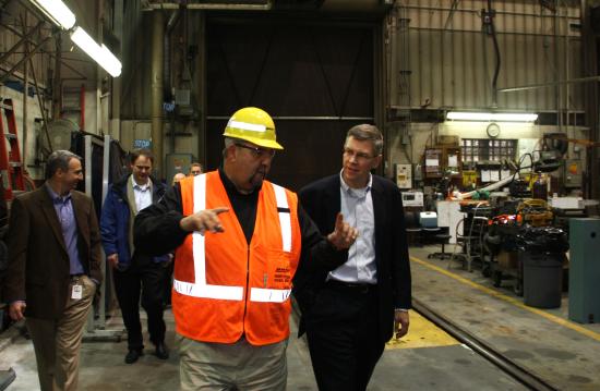 Rep. Paulsen marks 150 years of railroad in Minnesota with employees of BNSF railway