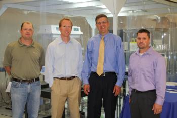 Paulsen tours the facilities at Torex Medical and meets with CEO, Todd Berg. 