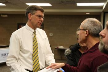 Rep. Paulsen meets with constituents at Rogers Town Hall meeting