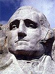 Closeup of George Washington