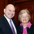 Jon Scieszka, National Ambassador emeritus, poses with Katherine Paterson.