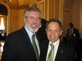 Kucinich Greets Gerry Adams, President of Sinn Féin