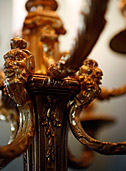 Detail of Brass Candelabras