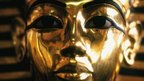 Gold statue of Egyptian King