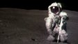 Astronaut on moon