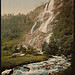 [Tvindefos and hotel, Hardanger Fjord, Norway] (LOC)