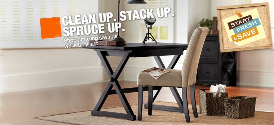 Clean Up. Stack Up. Spruce Up.