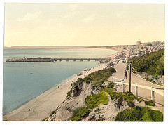 [From the East Cliff, Bournemouth, England]  (LOC)