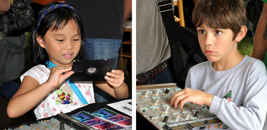 Kids look at exhibits during Library of Congress 2011 National Book Festival, by wlef on Flickr