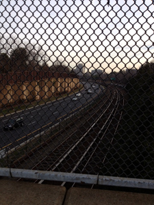 Interstate I-66 in Arlington County VA Looking East. Photo credit: Butch Lazorchak