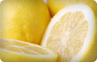 close up of lemon cut in half