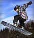 boy snowboarding