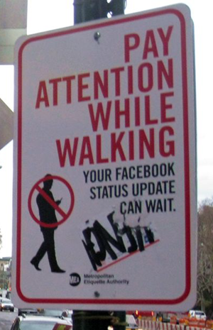 Pay Attention While Walking!, by Superk8nyc, on Flickr
