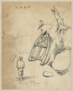 Snow plow, [between 1856 and 1857]