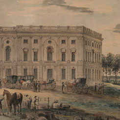 The first time the House met in the North wing of the Capitol